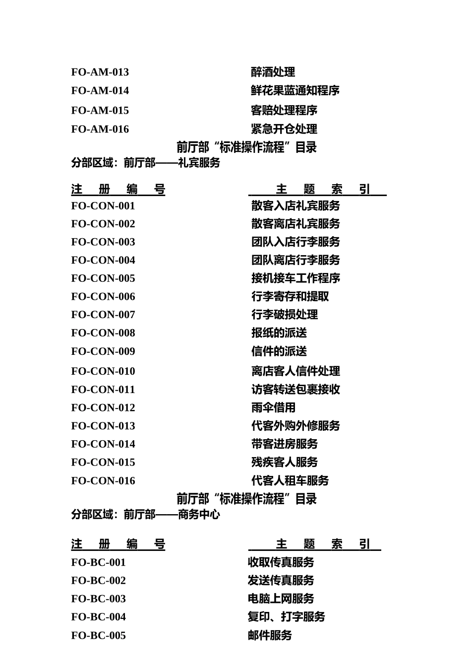 酒类资料某假日酒店管理体系文件_第3页