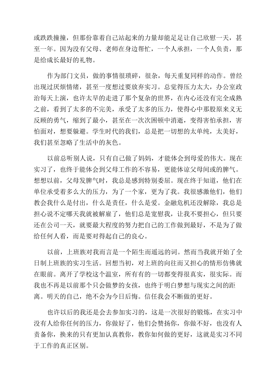 采购文员实习工作总结范文_第2页