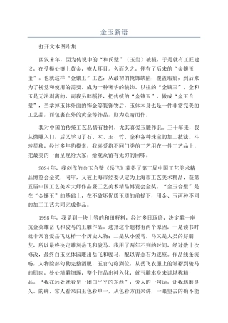 金玉新语-精品文档