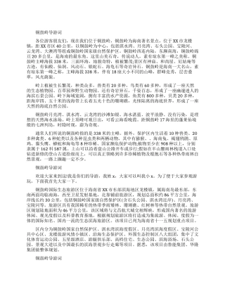 铜鼓岭的导游词