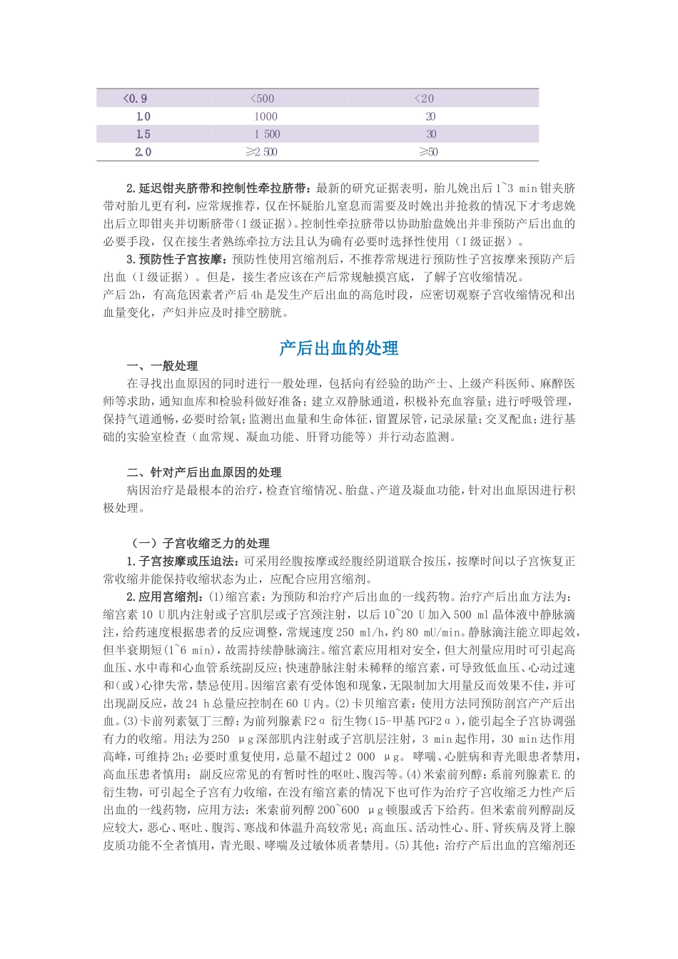 产后出血预防与处理指南_第3页