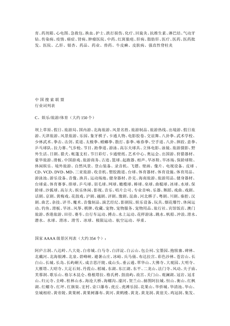 行业关键词列表梳理汇总_第3页