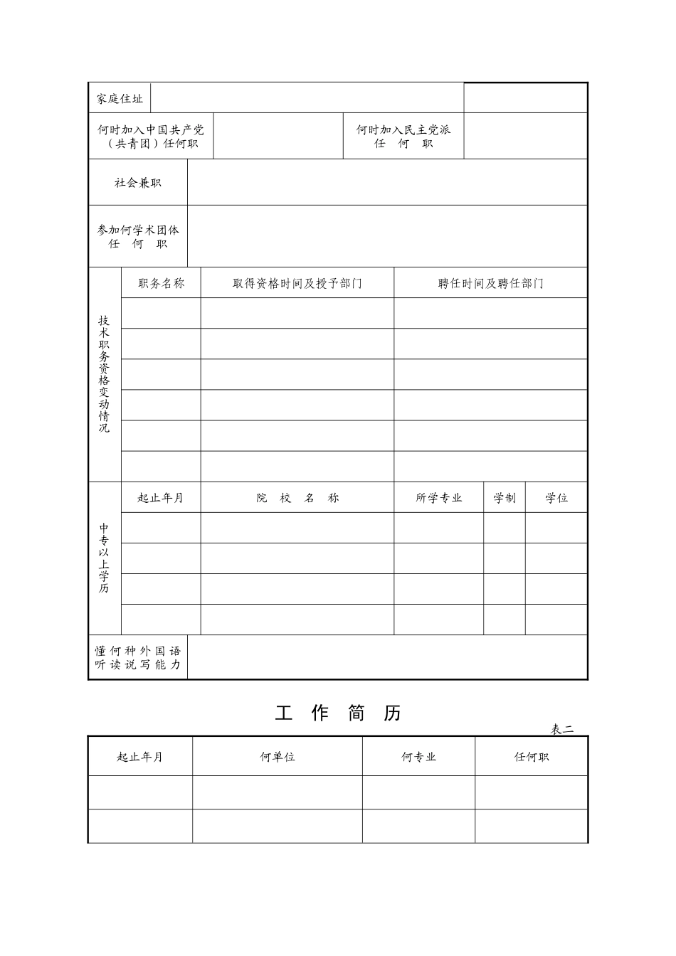 有色职工总医院专业技术人员业务考绩档案_第3页