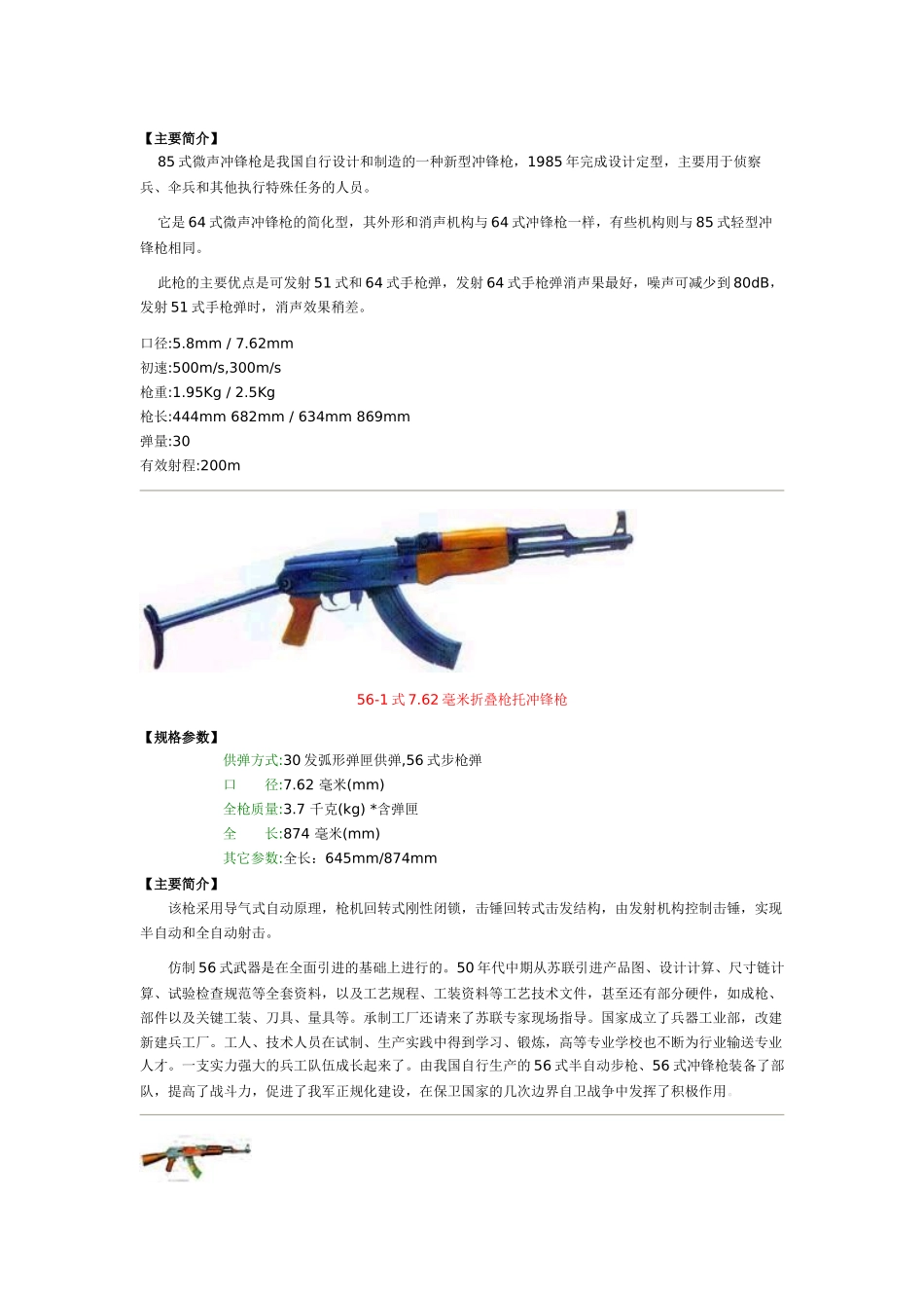 中国枪械武器资料汇总_第3页