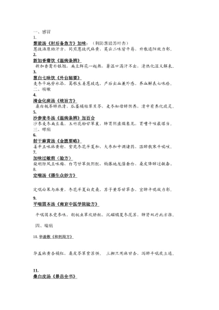 感冒哮喘等日常疾病中医治疗