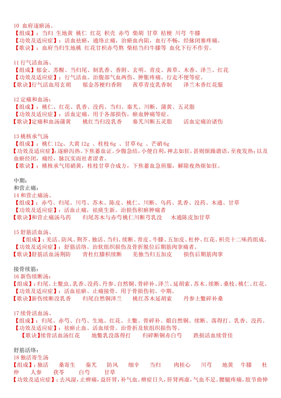 活血化瘀中药配方_第2页