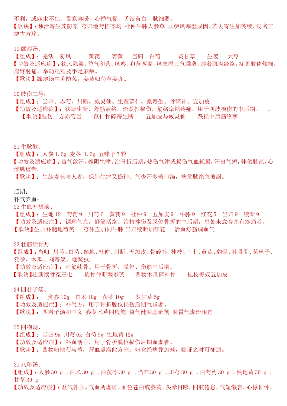 活血化瘀中药配方_第3页