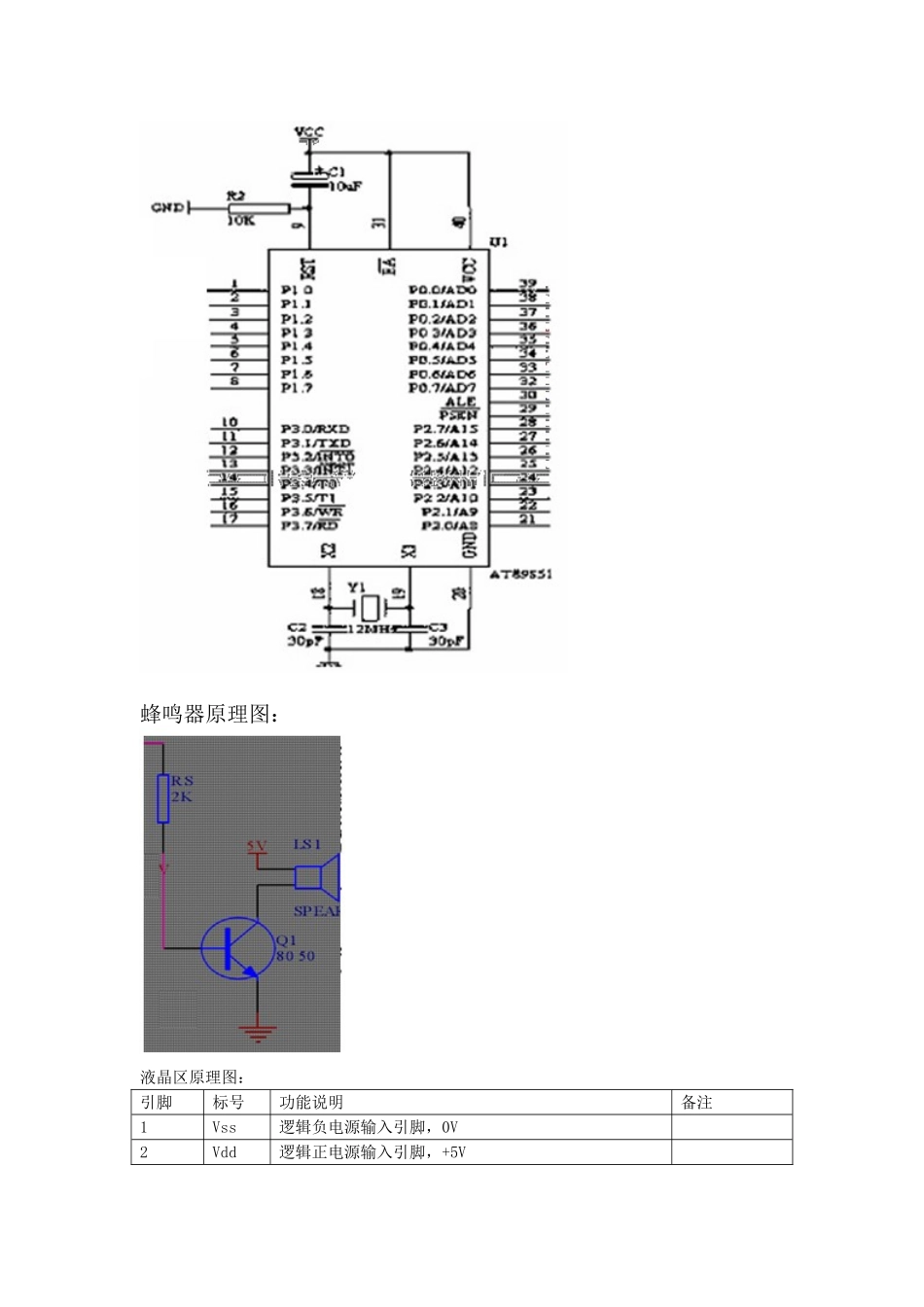 液晶显示密码锁设计和实现_第2页