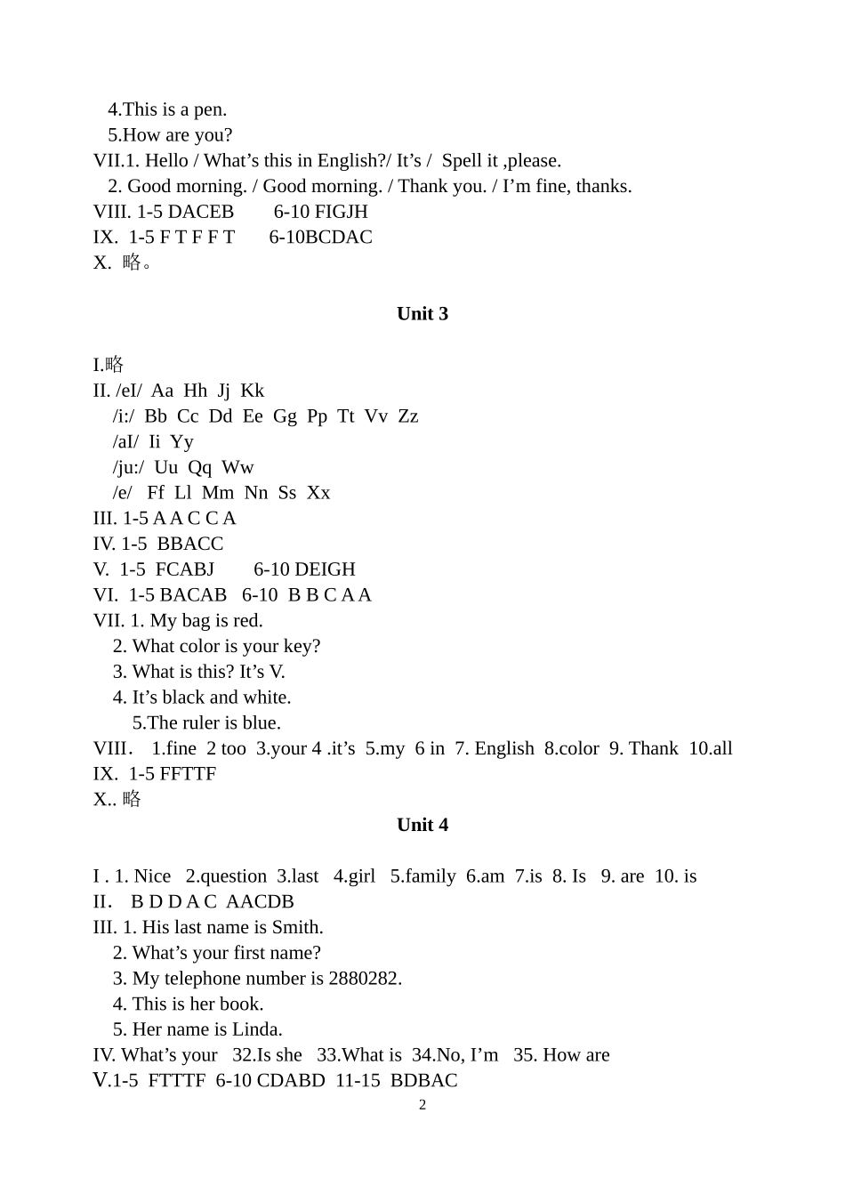 中学生报六年级英语自我诊断参考答案_第2页