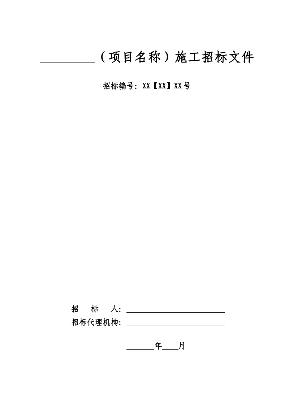 某省土地整治项目标准施工招标文件_第2页