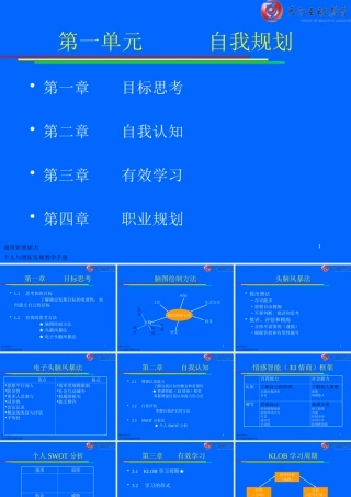 《个人与团队管理》课程教学配套PPT