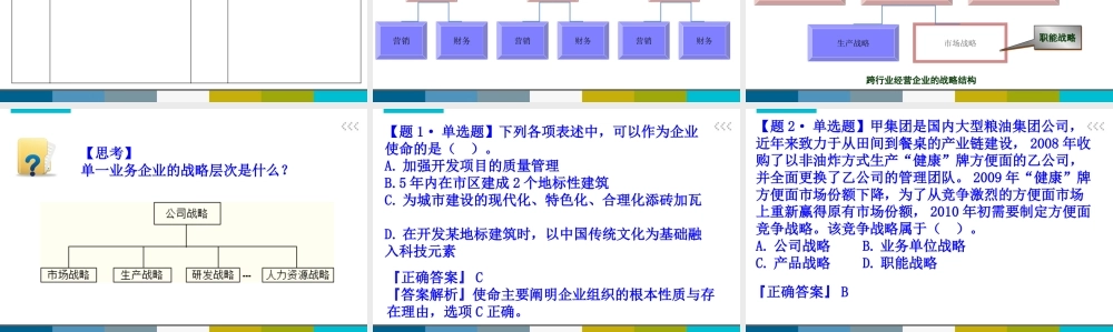 《公司战略与风险管理》第一章