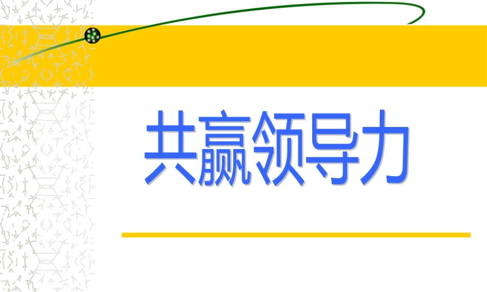 《共赢领导力》