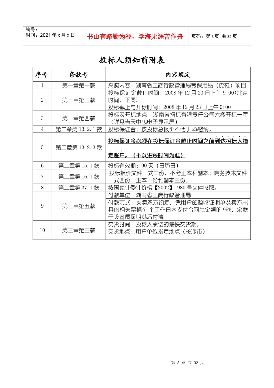 湖南政府采购竞争性谈判文件_第3页