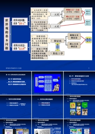 世界的物质性及其发展规律概述(PPT 84页)