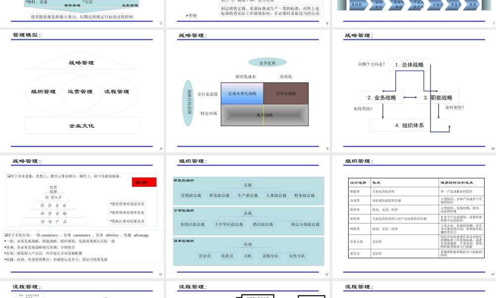 《管理技术与执行力》