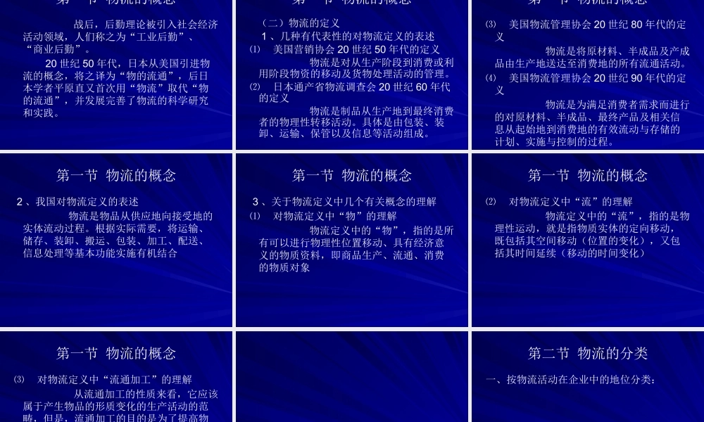 《管理课件物流管理基础(1)》
