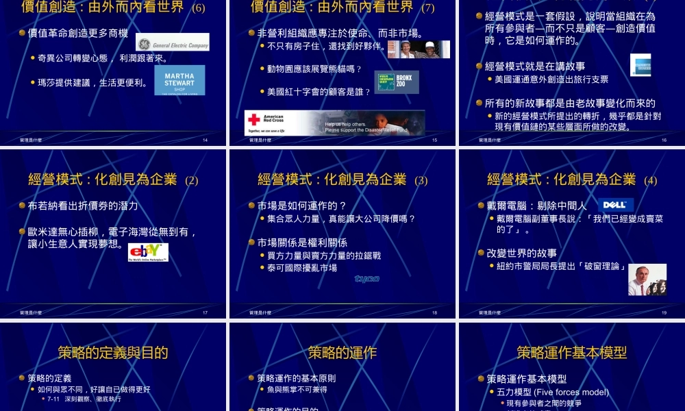 《管理是什么》书籍