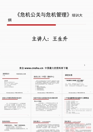 《危机公关与危机管理》（PPT 62页）(2)