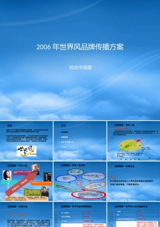 世界风品牌传播方案