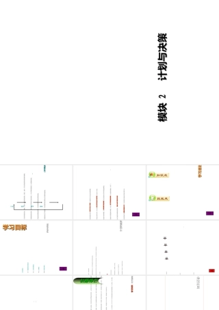 《管理学基础》单凤儒第六版第二章计划与决策(PPT70页)