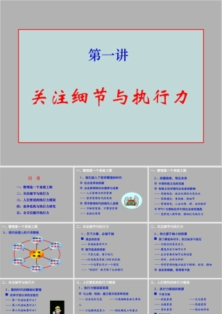 【培训课件】关注细节与执行力