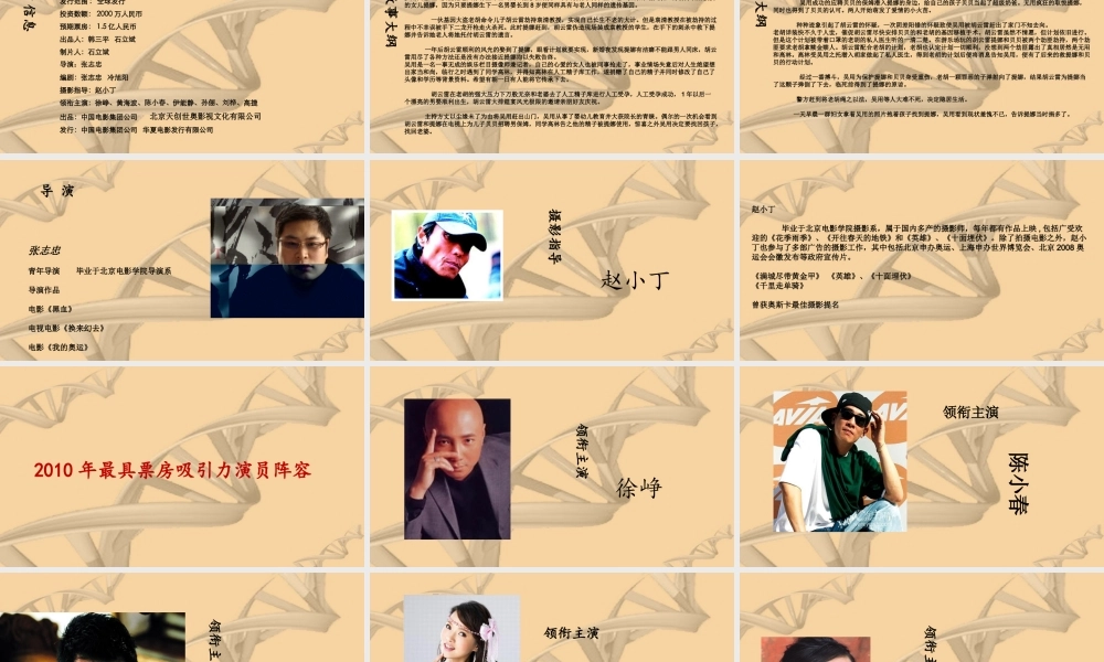 《无敌基因》电影计划书