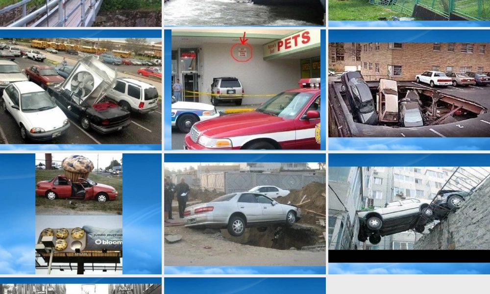 世界各国最搞笑的汽车事故集锦funny-accident