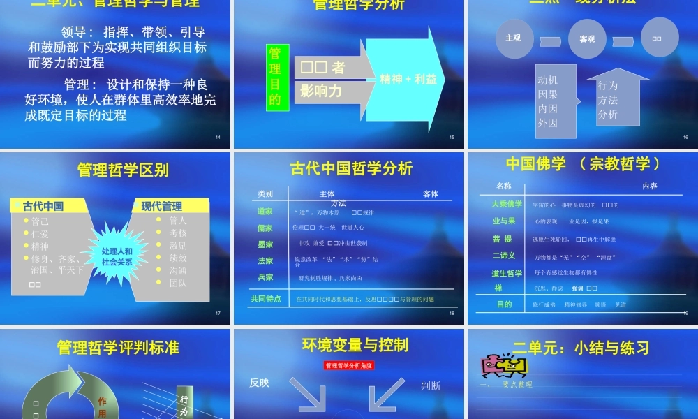 《管理哲学与企业经营》学员手册（PPT 46）