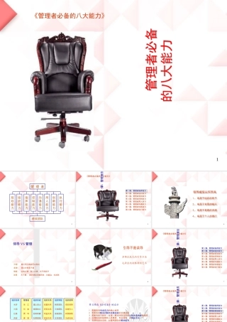 《管理者必备的八大能力》(PPT41页)