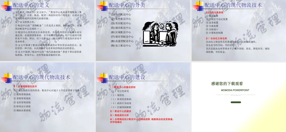 《物流管理》第7章 配送