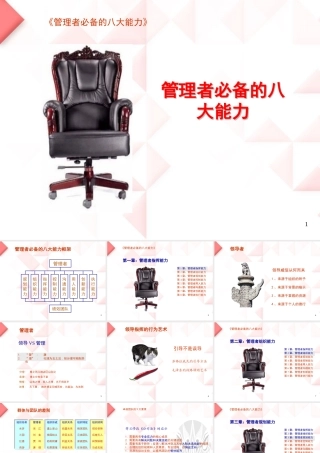 《管理者必备的八大能力》