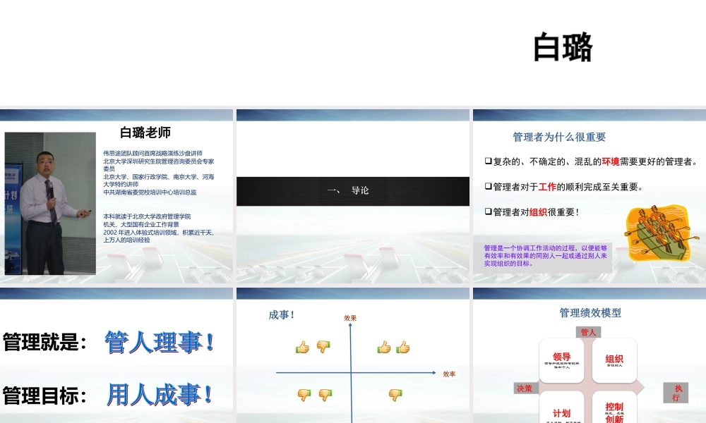 《管理者角色认知与管理能力》