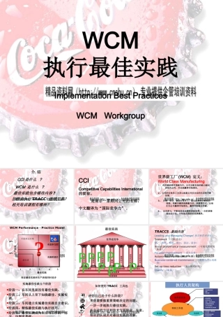 世界级工厂(WCM)执行最佳实践