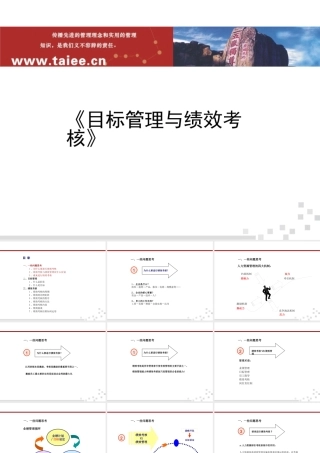 【培训课件】目标管理与绩效考核（精品课程）