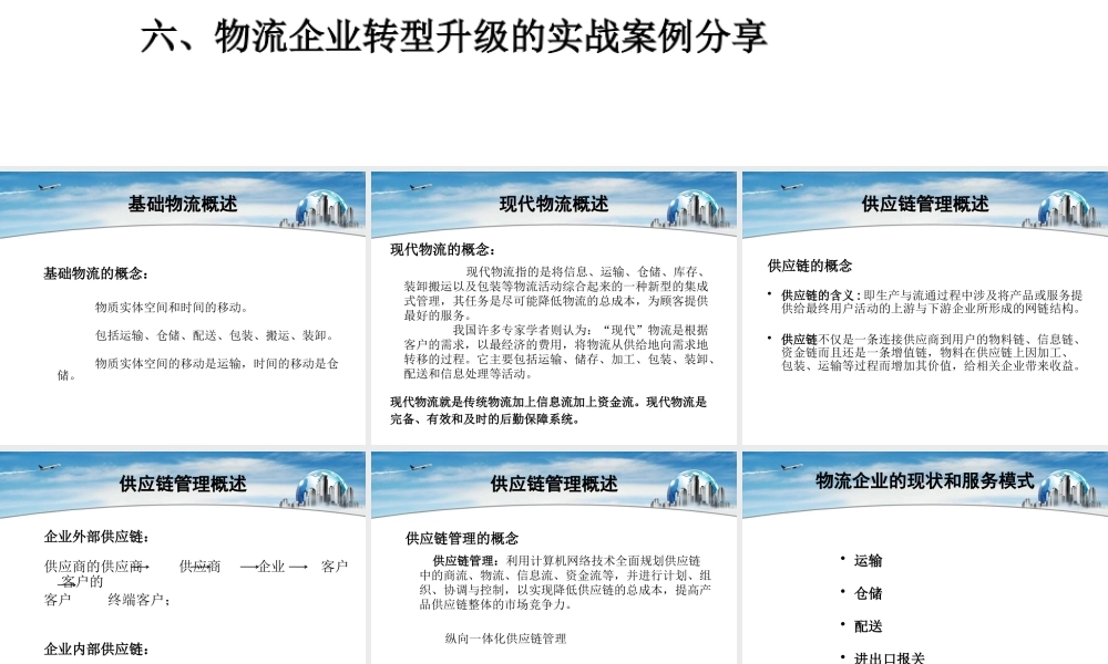 《物流企业转型升级的战略举措》[1]