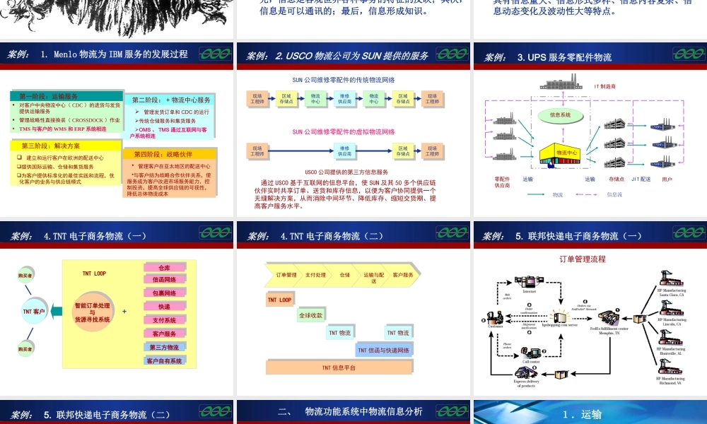 《物流系统分析与设计》第五章新