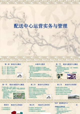 【培训课件】配送中心运营实务与管理