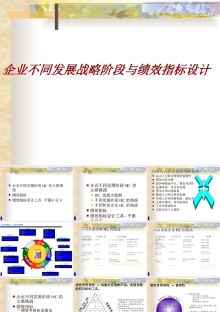 【培训课件】企业不同发展战略阶段与绩效指标设计