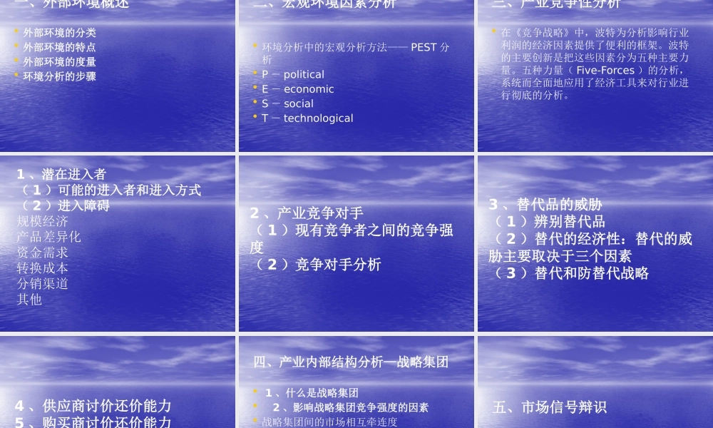 【培训课件】企业战略管理