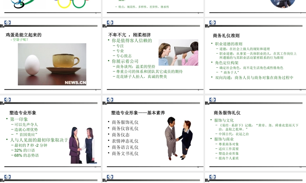 【培训课件】人际风格与商务礼仪