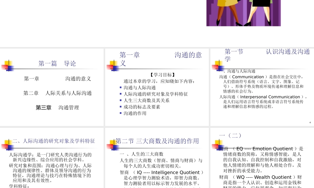 【培训课件】人际沟通与谈判