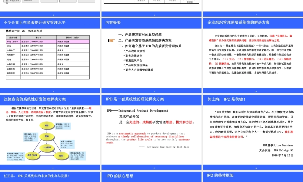 【培训课件】如何打造高效的研发体系