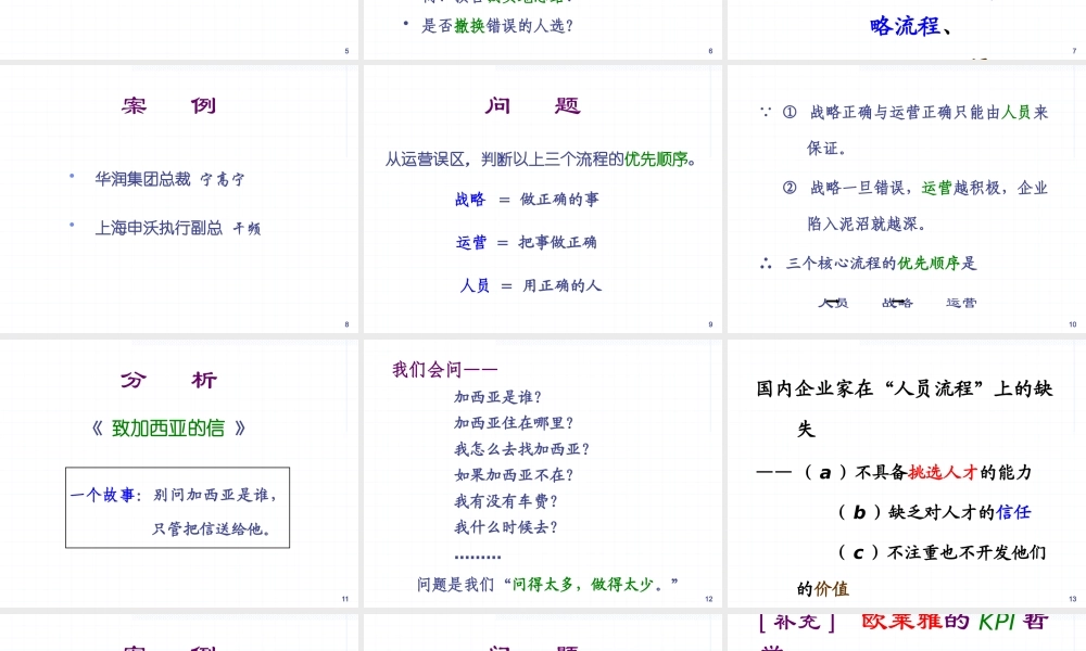 【培训课件】如何提升企业经理人的执行力