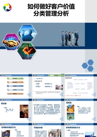 【培训课件】如何做好客户价值分类管理分析