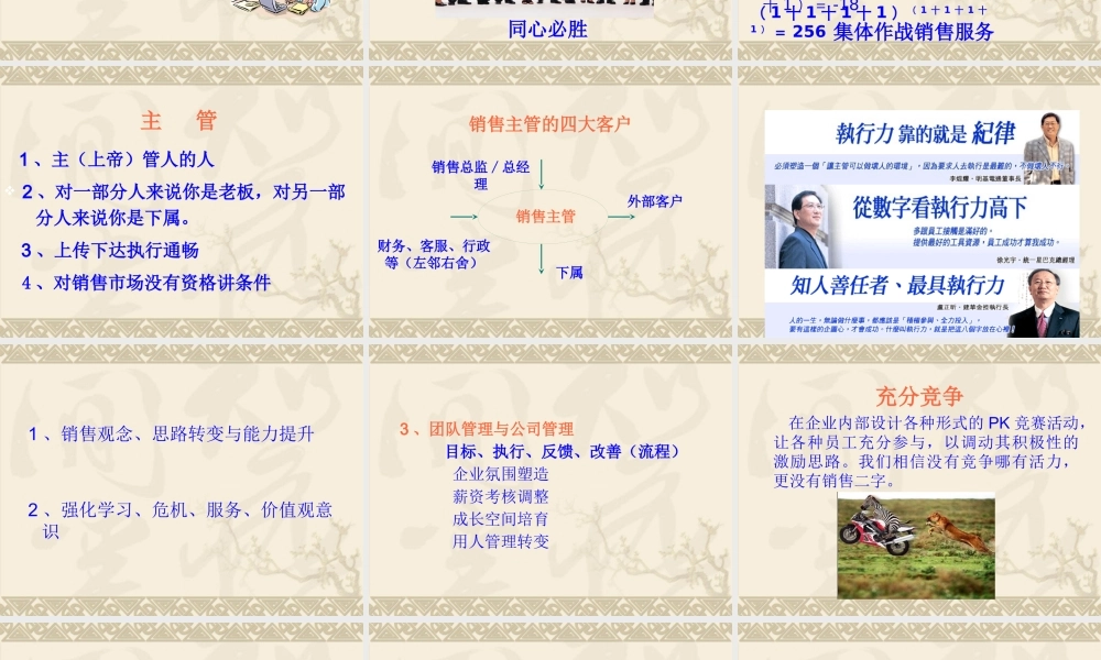 【培训课件】如何做好团队管理者