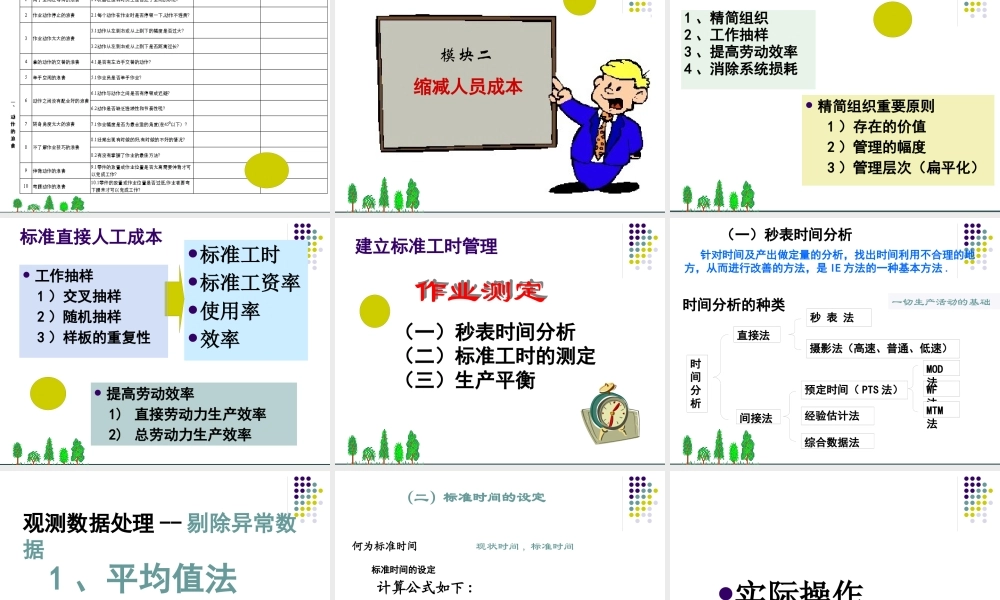 《现场成本缩减与控制》