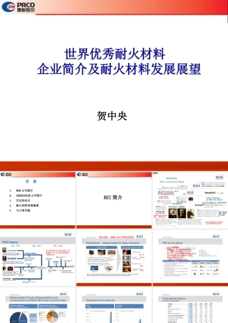 世界耐火材料发展与展望XXXX(北科大)2