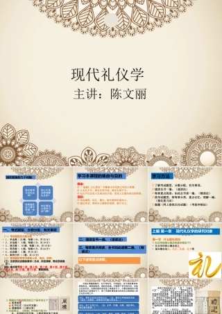 《现代礼仪学》XXXX