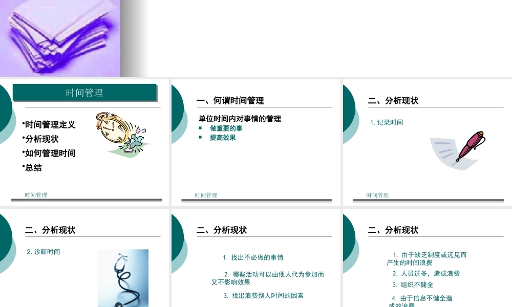 【培训课件】时间管理